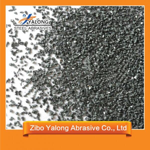 Customized Size Hardness 30~45HRC Steel Grit Blasting Media, steel grit gh40 For Sandblasting