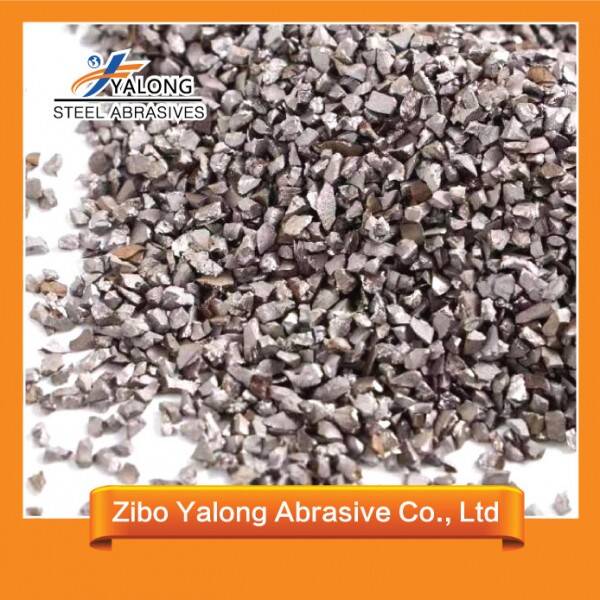 Black Bearing Steel Grit, Bearing Angular Steel Grit Used For Granite Cutting