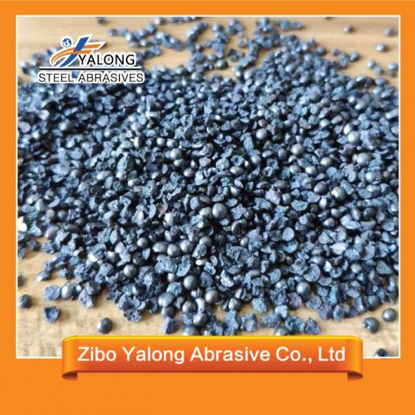 Customized Size Hardness 30~45HRC Steel Grit Blasting Media, steel grit gh40 For Sandblasting