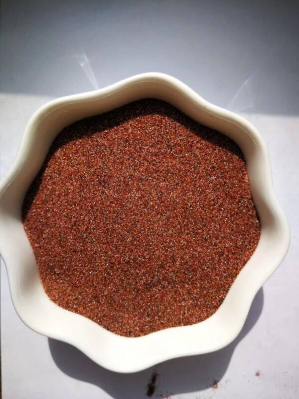 Industrial Grade High Purity Red Garnet Abrasive Blasting Media For Sandblasting, Polishing