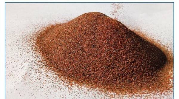 Industrial Grade High Purity Red Garnet Abrasive Blasting Media For Sandblasting, Polishing